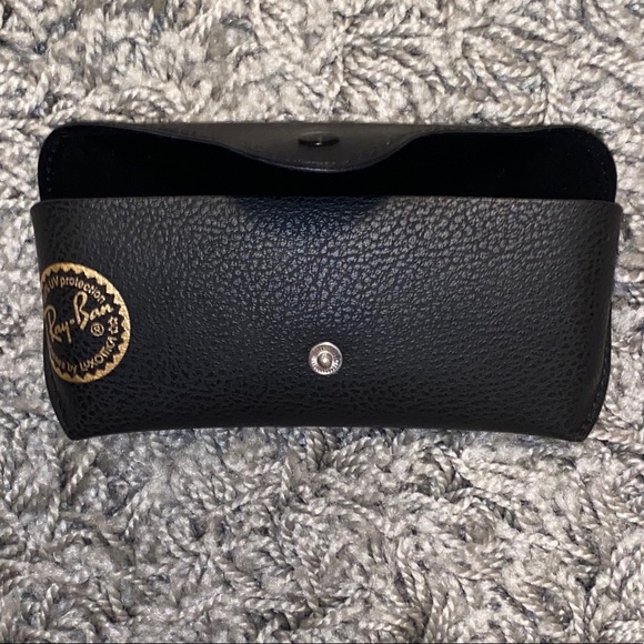 RayBan Accessories Rayban Soft Black Leather Sunglass Case Poshmark